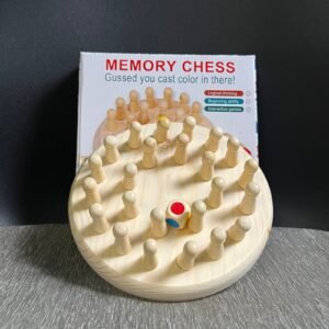 Wooden Memory Chess Game